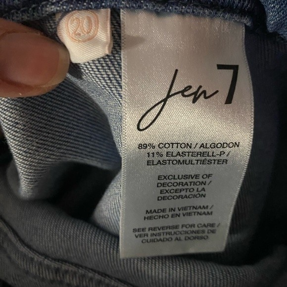 Jen7 by 7 For All Mankind The Everyday Relaxed Straight Leg Denim Size 20 - Picture 7 of 8